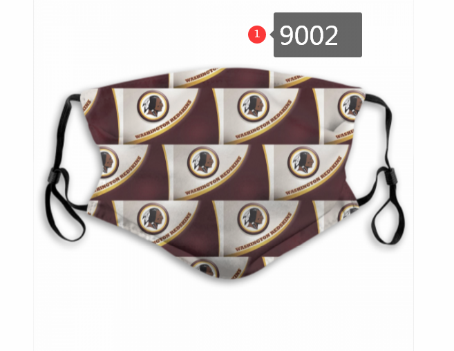 2020 NFL Washington RedSkins  Dust mask with filter